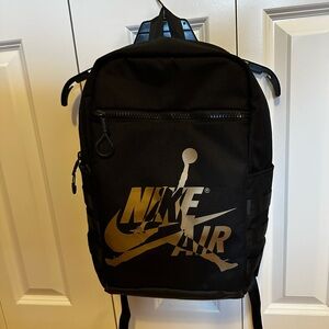 Nike Air Backpack in Black with Gold accents